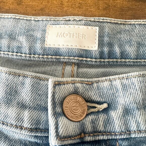 Mother The Ditcher Ankle Zip Jeans in Light as a Feather Size 31 EUC - Picture 8 of 13
